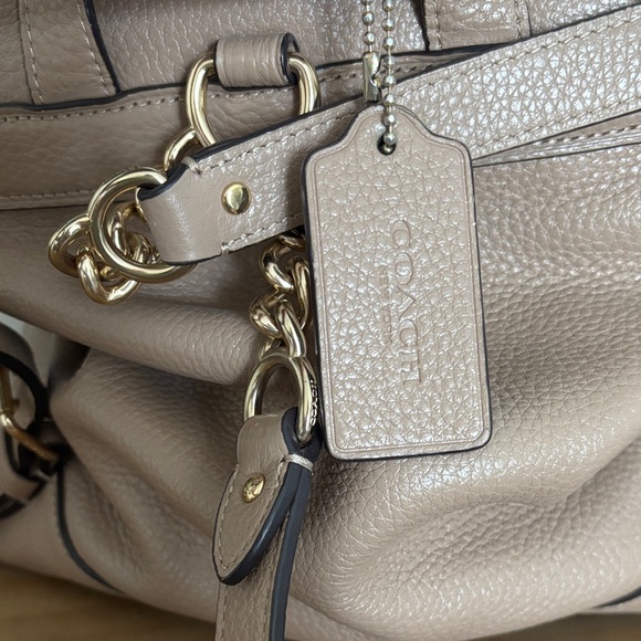 Coach Elle Tan Leather Backpack - Picture 7 of 9